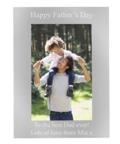 Personalised 6×4 Silver Photo Frame