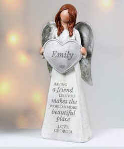 Personalised A Friend Like You Angel Ornament