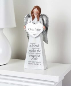 Personalised A Friend Like You Angel Ornament