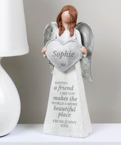 Personalised A Friend Like You Angel Ornament