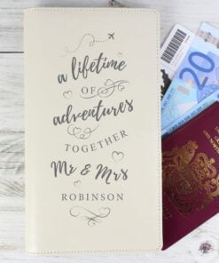 Personalised A Lifetime Of… Travel Document Holder