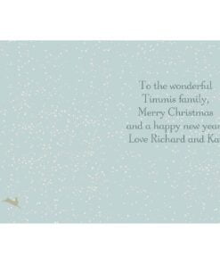 Personalised A Winter’s Night Card