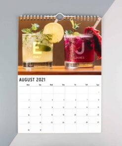 Personalised A4 Couple You And Me Calendar