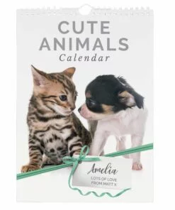 Personalised A4 Cute Animals Calendar
