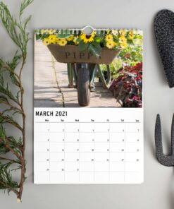 Personalised A4 Gardening Calendar