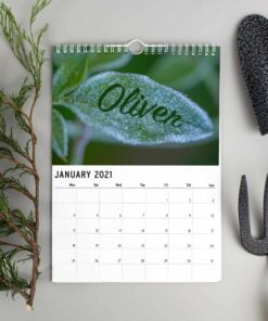Personalised A4 Gardening Calendar