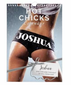 Personalised A4 Hot Chicks Calendar
