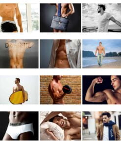 Personalised A4 Hot Hunks Calendar