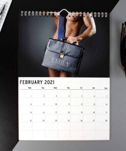 Personalised A4 Hot Hunks Calendar