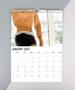 Personalised A4 Hot Hunks Calendar