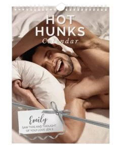 Personalised A4 Hot Hunks Calendar