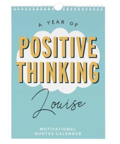 Personalised A4 Motivational Quotes Calendar