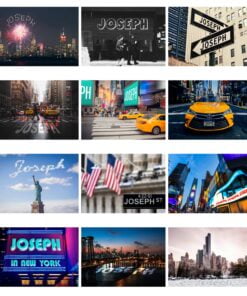 Personalised A4 New York Calendar