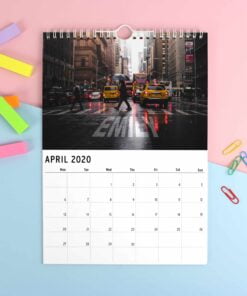 Personalised A4 New York Calendar
