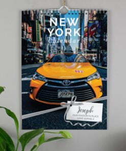 Personalised A4 New York Calendar