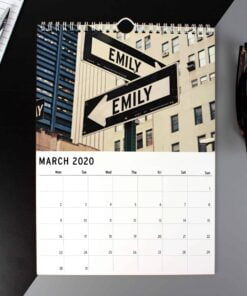 Personalised A4 New York Calendar