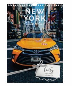 Personalised A4 New York Calendar