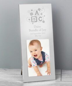 Personalised ABC Small 2×3 Silver Photo Frame