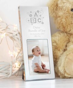 Personalised ABC Small 2×3 Silver Photo Frame