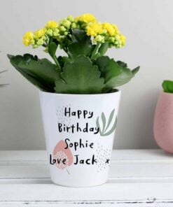 Personalised Abstract Pattern Plant Pot