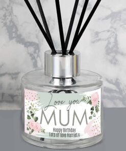 Personalised Abstract Rose Reed Diffuser