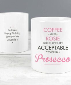 Personalised Acceptable to Drink Mug