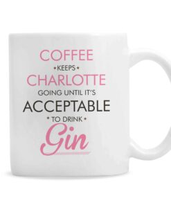 Personalised Acceptable to Drink Mug