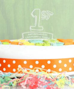 Personalised Acrylic ‘1st’ Celebration Cake Topper