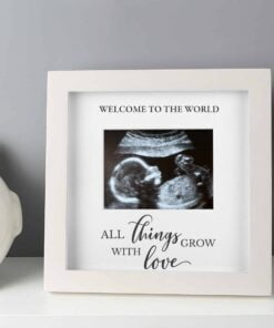 Personalised All Things Grow Baby Scan Frame