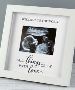 Personalised All Things Grow Baby Scan Frame