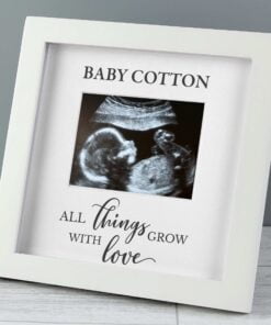 Personalised All Things Grow Baby Scan Frame