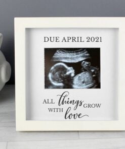Personalised All Things Grow Baby Scan Frame