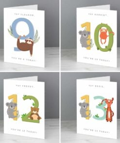 Personalised Animal Birthday Card