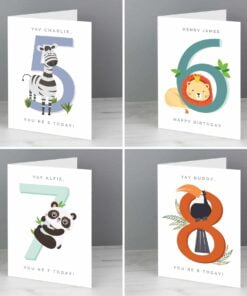 Personalised Animal Birthday Card