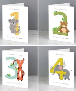 Personalised Animal Birthday Card