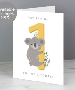 Personalised Animal Birthday Card