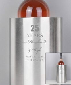 Personalised Anniversary Wine Cooler