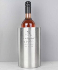 Personalised Anniversary Wine Cooler
