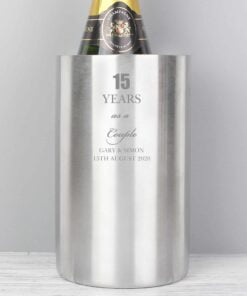 Personalised Anniversary Wine Cooler