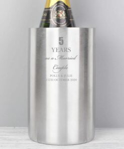 Personalised Anniversary Wine Cooler