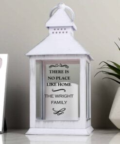 Personalised Antique Scroll White Night Lights & Ambient Lighting