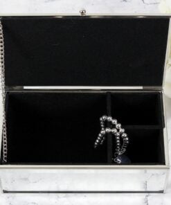 Personalised Any Message Mirrored Jewellery Box