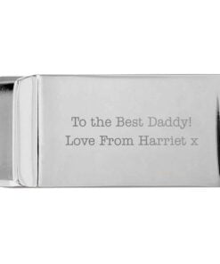 Personalised Any Message Money Clip