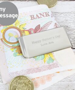 Personalised Any Message Money Clip