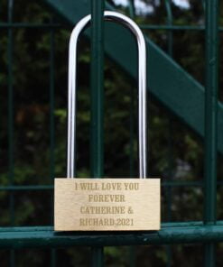 Personalised Any Message Padlock