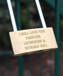 Personalised Any Message Padlock - locks and keys