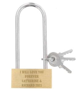 Personalised Any Message Padlock
