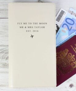 Personalised Any Message Travel Document Holder