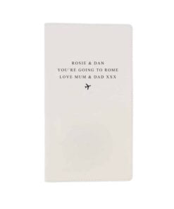 Personalised Any Message Travel Document Holder