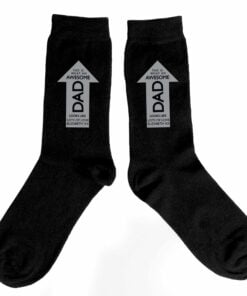 Personalised Awesome Dad Men’s Socks